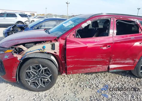 2022 Hyundai Tucson N Line z USA, uszkodzony, nr VIN KM8JF3AE2NU164201